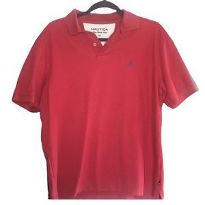 Red Nautica Men’s Polo size M